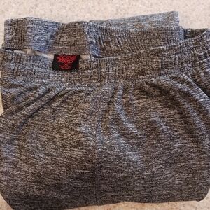 Zone Pro Gray Sweatpants Elastic Waistband Soft Knit Fabric